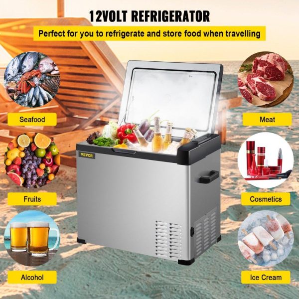 Refrigeration & Ice Equipment | 12 Volt Refrigerator, Portable Refrigerator (-4℉~68℉) With APP Control Car Compressor Fridge Cooler 12V/24V DC and 110-220V AC For Camping, Road Trip, Boat, Skincare, Outdoor and Home (32 Quart) Refrigeration & Ice Equipment Refrigeration & Ice Equipment