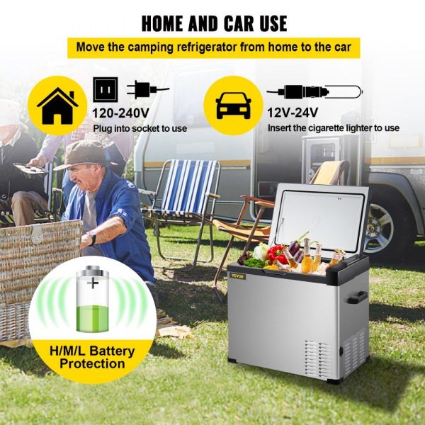 Refrigeration & Ice Equipment | 12 Volt Refrigerator, Portable Refrigerator (-4℉~68℉) With APP Control Car Compressor Fridge Cooler 12V/24V DC and 110-220V AC For Camping, Road Trip, Boat, Skincare, Outdoor and Home (32 Quart) Refrigeration & Ice Equipment Refrigeration & Ice Equipment