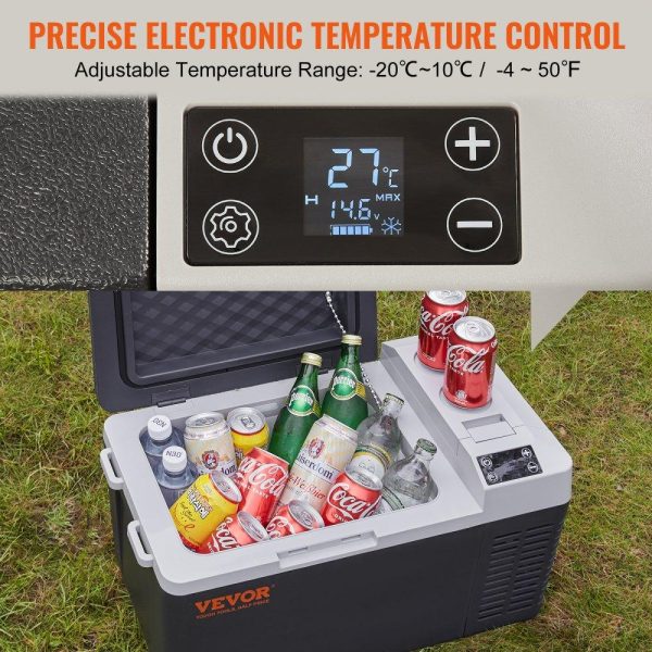 Refrigeration & Ice Equipment | Car Refrigerator, 12 Volt Car Refrigerator Fridge, 21 QT/20 L Single Zone Portable Freezer, -4℉-50℉ Adjustable Range, 12/24V DC and 100-240V AC Compressor Cooler for Outdoor, Camping, Travel, RV Refrigeration & Ice Equipment Refrigeration & Ice Equipment