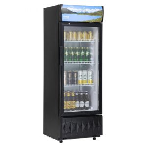 Refrigeration & Ice Equipment | Commercial Merchandiser Refrigerator, 6.8 Cu.Ft / 195L Beverage Refrigerator Cooler Merchandiser, Glass Door Display Refrigerator Upright Fridge with 3 Adjustable Shelves, Customizable Lightbox Refrigeration & Ice Equipment Refrigeration & Ice Equipment