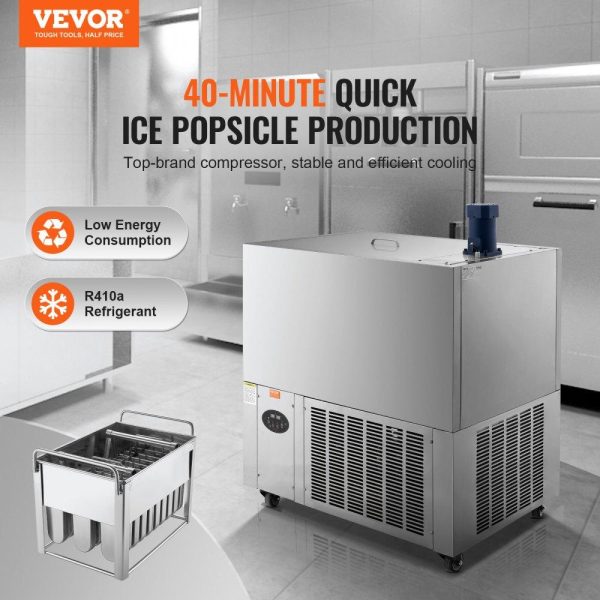 Refrigeration & Ice Equipment | Commercial Popsicle Machine 4 Mold Set – 120 PCS Ice Pops Making Machine Refrigeration & Ice Equipment Refrigeration & Ice Equipment