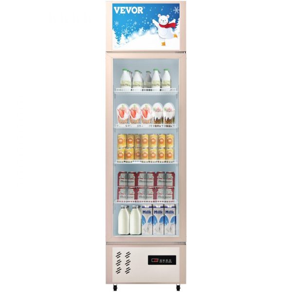 Refrigeration & Ice Equipment | Commercial Refrigerator,Display Fridge Upright Beverage Cooler, Glass Door with LED Light for Home, Store, Gym or Office, (11 cu.ft. Single Swing Door) Refrigeration & Ice Equipment Refrigeration & Ice Equipment