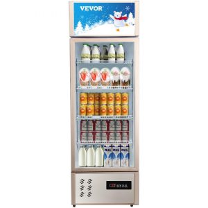 Refrigeration & Ice Equipment | Commercial Refrigerator,Display Fridge Upright Beverage Cooler, Glass Door with LED Light for Home, Store, Gym or Office, (8 cu.ft. Single Swing Door) Refrigeration & Ice Equipment Refrigeration & Ice Equipment