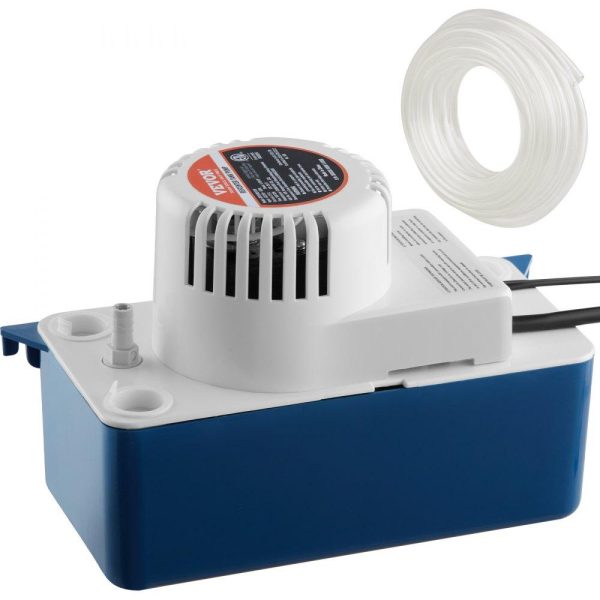 Refrigeration & Ice Equipment | Condensate Removal Pump, 1/30 HP, 100 GPH, 24 ft Lift, 115V Automatic AC Condensation Pump with Safety Switch & 20′ Tubing for Air Conditioner, Dehumidifier, HVAC, Furnace, Ice Maker Water Drain Refrigeration & Ice Equipment Refrigeration & Ice Equipment