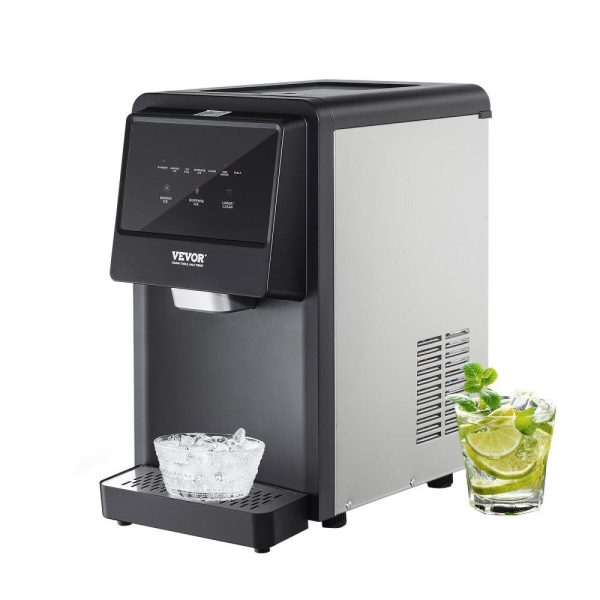 Refrigeration & Ice Equipment | Countertop Ice Maker, 62lbs in 24Hrs, Auto Self-Cleaning Portable Ice Maker with Water Filling Pipe, Water Filter and Drainpipe, Automatic Water Refill Ice Machine for Home Kitchen Office Party Refrigeration & Ice Equipment Refrigeration & Ice Equipment