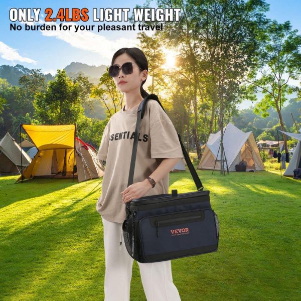 Refrigeration & Ice Equipment | Hardbody Cooler Bag, 30 Cans 600D Oxford Fabric Insulated Cooler Bag, Leakproof and Waterproof Hardbody Deep Freeze Cooler with PP Plastic Bucket, Bottle Opener for Beach, Hiking, Picnic, Travel Refrigeration & Ice Equipment Refrigeration & Ice Equipment