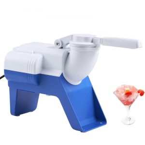 Refrigeration & Ice Equipment | Ice Crushers Machine, 176lbs Per Hour Electric Snow Cone Maker with 2 Blades, Shaved Ice Machine with Cover and Bowl, 220W Ice Shaver Machine for Margaritas, Home and Commercial Use, White Refrigeration & Ice Equipment Refrigeration & Ice Equipment