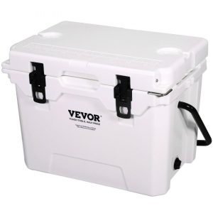 Refrigeration & Ice Equipment | Insulated Portable Cooler, 25 qt, Holds 25 Cans, Ice Retention Hard Cooler with Heavy Duty Handle, Ice Chest Lunch Box for Camping, Beach, Picnic, Travel, Outdoor, Keeps Ice for up to 6 Days Refrigeration & Ice Equipment Refrigeration & Ice Equipment