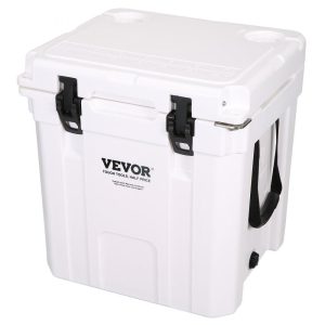 Refrigeration & Ice Equipment | Insulated Portable Cooler, 33 qt, Holds 35 Cans, Ice Retention Hard Cooler with Heavy Duty Handle, Ice Chest Lunch Box for Camping, Beach, Picnic, Travel, Outdoor, Keeps Ice for up to 6 Days Refrigeration & Ice Equipment Refrigeration & Ice Equipment