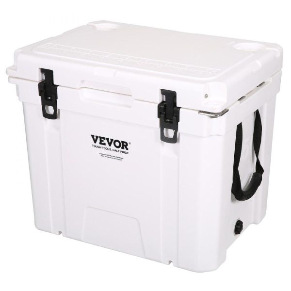 Refrigeration & Ice Equipment | Insulated Portable Cooler, 45 qt, Holds 45 Cans, Ice Retention Hard Cooler with Heavy Duty Handle, Ice Chest Lunch Box for Camping, Beach, Picnic, Travel, Outdoor, Keeps Ice for up to 6 Days Refrigeration & Ice Equipment Refrigeration & Ice Equipment