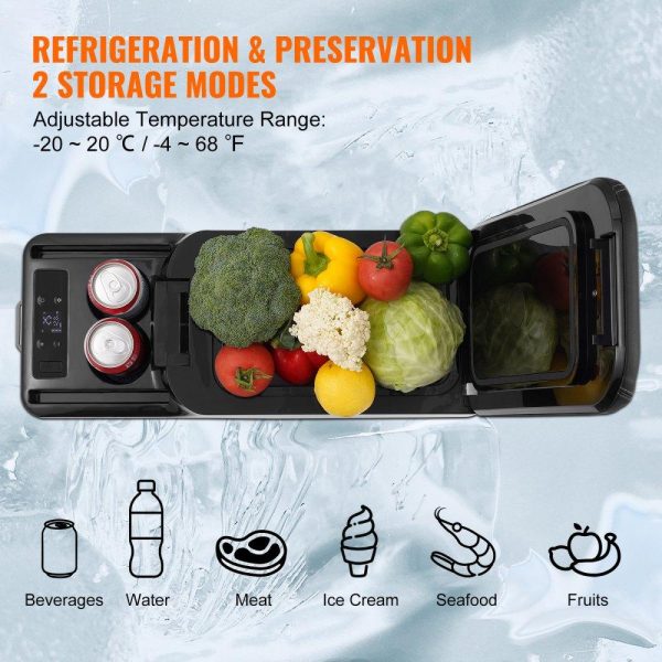 Refrigeration & Ice Equipment | Portable Car Refrigerator Freezer Compressor 15 L Single Zone for Car Home Refrigeration & Ice Equipment Refrigeration & Ice Equipment