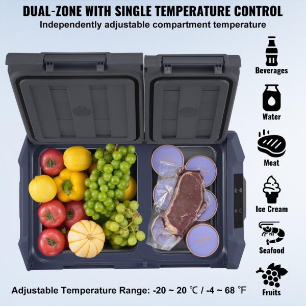 Refrigeration & Ice Equipment | Portable Car Refrigerator Freezer Compressor 25 L Dual Zone for Home Car Refrigeration & Ice Equipment Refrigeration & Ice Equipment