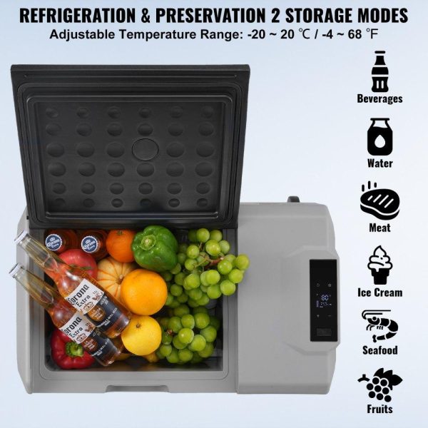 Refrigeration & Ice Equipment | Portable Car Refrigerator Freezer Compressor 50 L Single Zone for Car Home Refrigeration & Ice Equipment Refrigeration & Ice Equipment