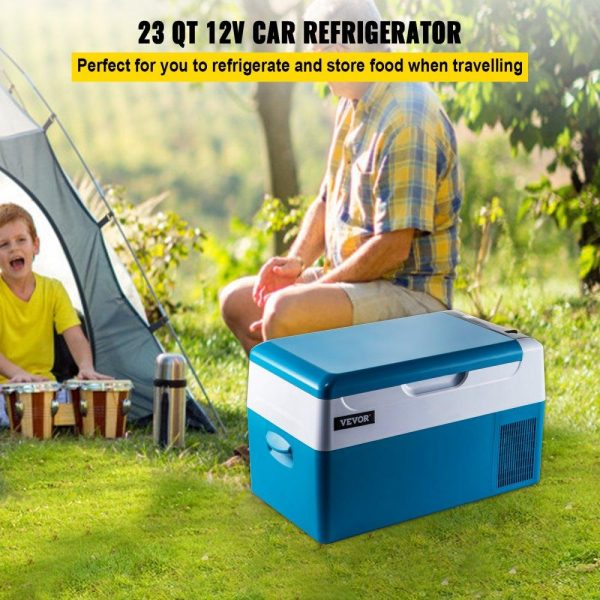 Refrigeration & Ice Equipment | Portable Refrigerator 23 Quart(22 Liter),12 Volt Refrigerator App Control(-4℉~68℉), Car Refrigerator Electric Compressor Cooler with 12/24v DC & 110-240v AC for Camping, Travel, Fishing, Outdoor or Home Use Refrigeration & Ice Equipment Refrigeration & Ice Equipment