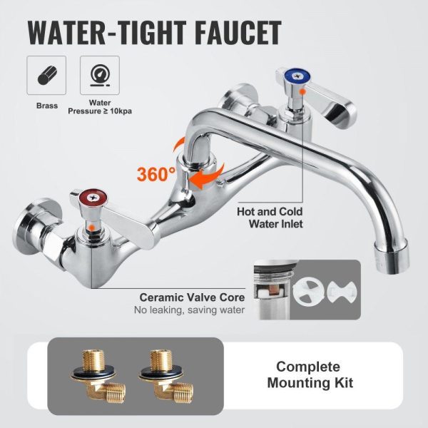 Restaurant Faucets & Plumbing & Sinks | Stainless Steel Prep & Utility Sink, 1 Compartment Free Standing Small Sink Include Faucet & legs, 21″x41″ Commercial Single Bowl Sinks for Garage, Restaurant, Kitchen, Laundry, NSF Certified Restaurant & Food Service Restaurant Faucets & Plumbing & Sinks