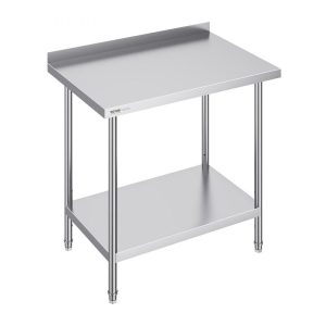 Restaurant Furniture | 24 x 36 x 36 Inch Stainless Steel Work Table, Commercial Food Prep Worktable Heavy Duty Prep Worktable, Metal Work Table with Adjustable Height for Restaurant, Home and Hotel Restaurant & Food Service Restaurant Furniture