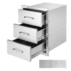 Restaurant Furniture | Chest of Drawers 15.7×17.7×21.6 Inch Stainless Steel 201 Restaurant & Food Service Restaurant Furniture