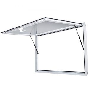 Restaurant Furniture | Concession Window 36 x 36 Inch, Concession Stand Serving Window Door with Double-Point Fork Lock, Concession Awning Door Up to 85 degrees for Food Trucks, Glass Not Included Restaurant & Food Service Restaurant Furniture