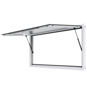 Restaurant Furniture | Concession Window 64″x40″, Aluminum Alloy Food Truck Service Window with Awning Door & Drag Hook, Up to 85 Degrees Stand Serving Window for Food Trucks Concession Trailers, Glass Not Included Restaurant & Food Service Restaurant Furniture