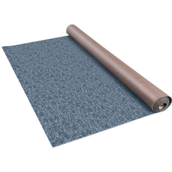 Venue Decoration | Gray Marine Carpet 6 ft x 36 ft, Boat Carpet Rugs, Indoor Outdoor Rugs for Patio Deck Anti-Slide TPR Water-Proof Back Outdoor Marine Carpeting Outdoor Carpet Restaurant & Food Service Venue Decoration