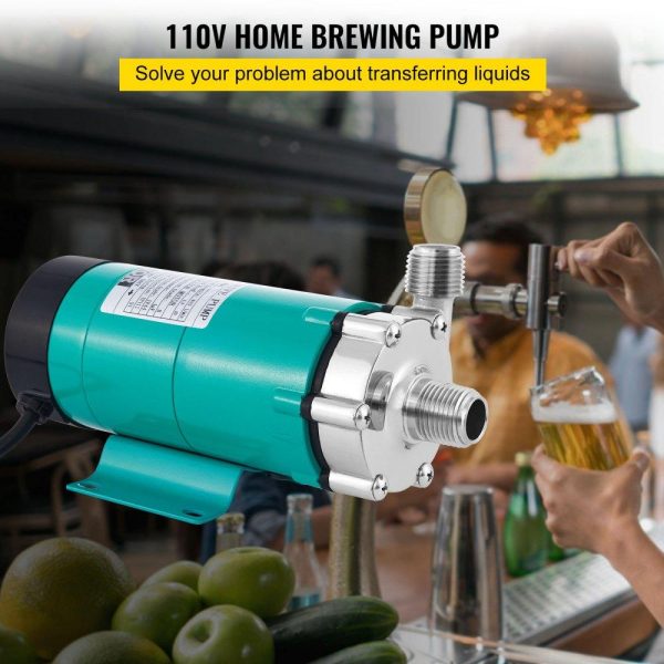 Beverage Equipment | Magnetic Brewing Beer Pump With Food Grade Stainless Steel Head 1/2 Inch MPT Beverage Equipment Beverage Equipment