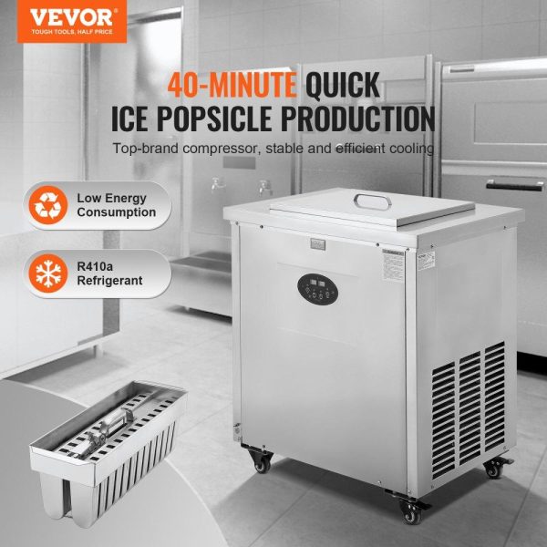 Refrigeration & Ice Equipment | Commercial Popsicle Machine 2 Mold Set – 52 PCS Ice Pops Making Machine Refrigeration & Ice Equipment Refrigeration & Ice Equipment