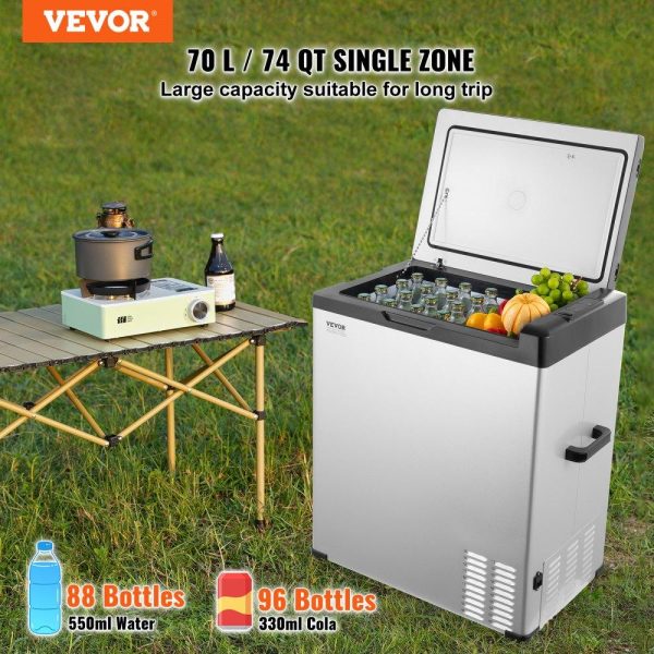 Refrigeration & Ice Equipment | Portable Car Refrigerator Freezer Compressor 70 L Single Zone for Car Home Refrigeration & Ice Equipment Refrigeration & Ice Equipment