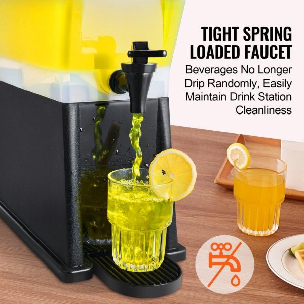 Beverage Equipment | Beverage Dispenser, 3 Gallon Drink Dispenser for Parties, Plastic Juice Dispenser with Stand Spigot Lid, Iced Tea Lemonade Juice Water Dispenser, for Restaurants, Hotels, Parties Beverage Equipment Beverage Equipment