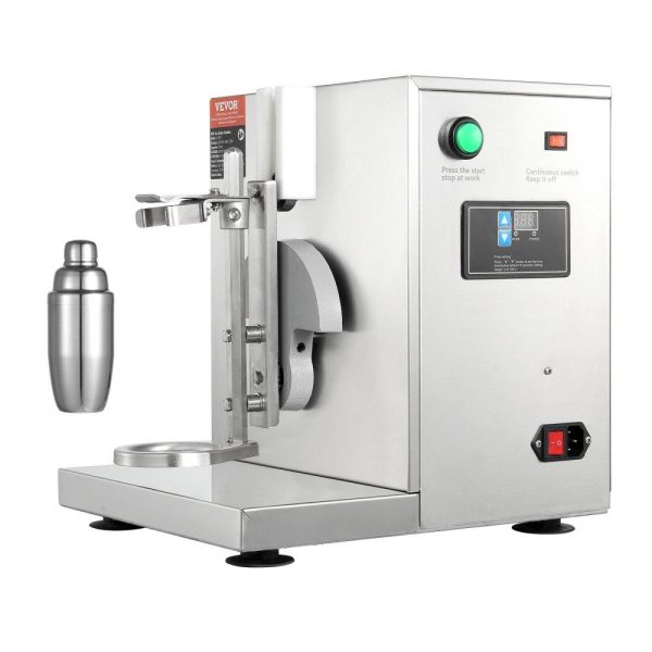 Beverage Equipment | Milkshake Maker Machine, 120W Commercial Milk Tea Shaker Machine, Single Head Milk Shake Mixer Machine, 0-180s Adjustable Milkshake Blender, with 750 ml Stainless Steel Cup, for Milk Tea Store Beverage Equipment Beverage Equipment