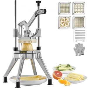 Food Preparation Equipment | Commercial Chopper Commercial Vegetable Chopper with 4 Blades Fruits Dicer Food Preparation Equipment Food Preparation Equipment