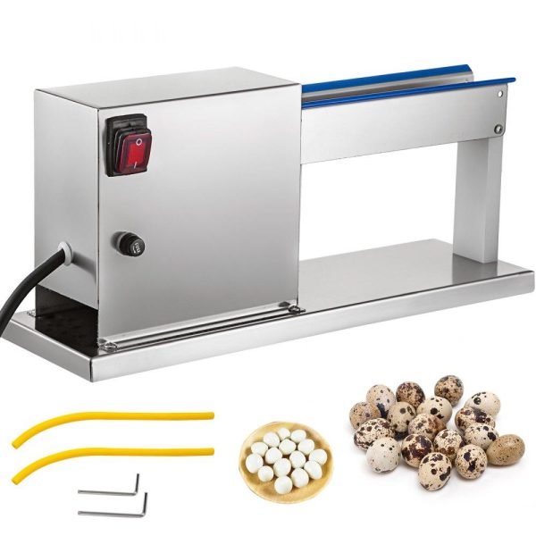 Food Preparation Equipment | Electric Quail Egg Peeler Machine, 50KG/H Commercial Quail Egg Sheller, 18W Semi-Automatic Quail Egg Peeling Machine, 110V Stainless Steel Processing Peeling Tool for Boiled Quail Egg Food Preparation Equipment Food Preparation Equipment