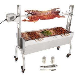 Cooking Equipment | Roaster Spit Rotisserie BBQ Grill Whole Pig Lamb Chicken Roaster 50W 90LBS Cooking Equipment Cooking Equipment