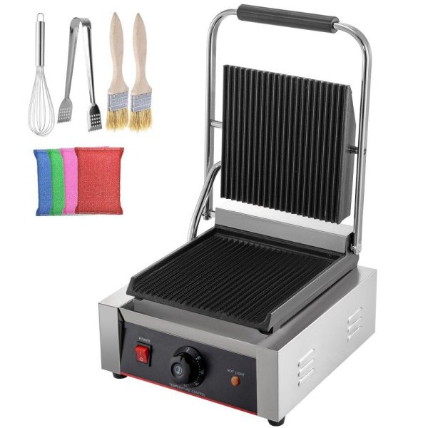 Cooking Equipment | Sandwich Bread Toaster Press Maker Electric Bread Grill 1800W Cooking Equipment Cooking Equipment