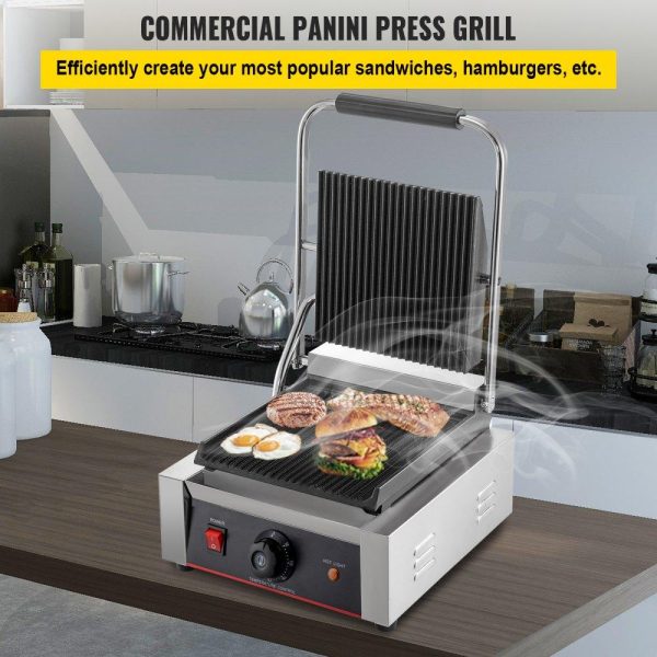 Cooking Equipment | Sandwich Bread Toaster Press Maker Electric Bread Grill 1800W Cooking Equipment Cooking Equipment