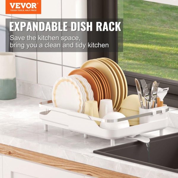 Storage & Organization | Dish Drying Rack Expandable Drainer Stainless Steel Kitchen Utensil Holder Restaurant & Food Service Storage & Organization